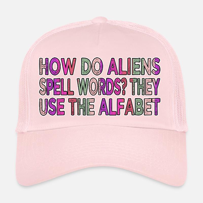 Alien Lover Geek Alien Spacecraft cadeau génial Casquette trucker 