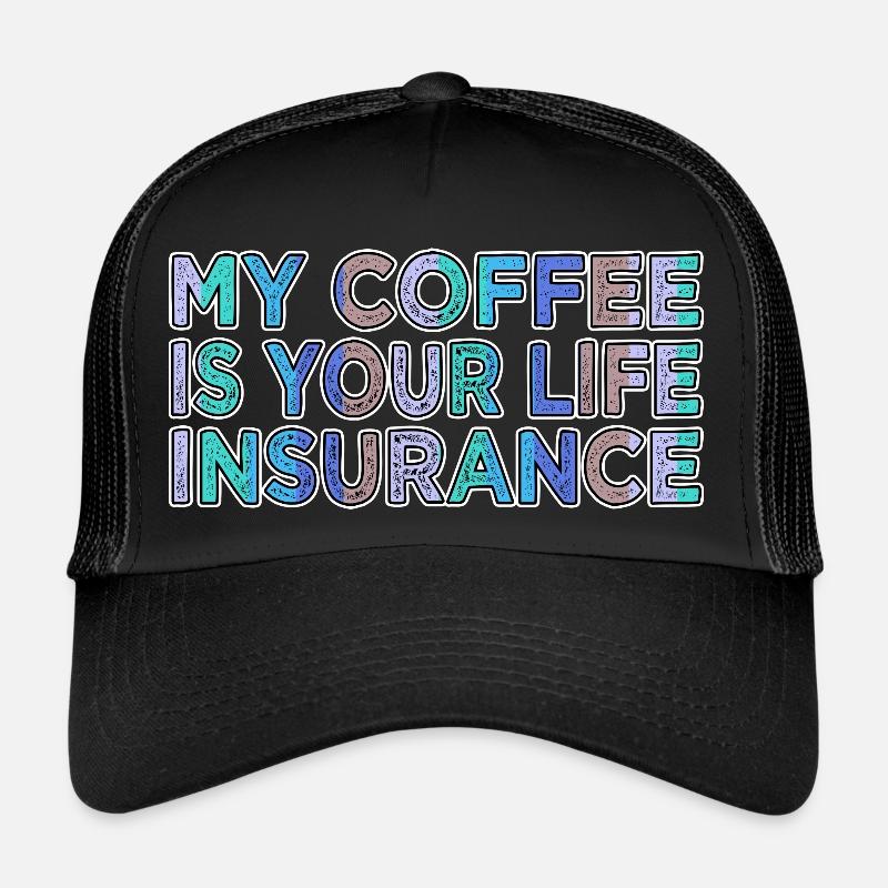 roastedbeans coffeebean jokes sayings coffee mug Trucker Cap