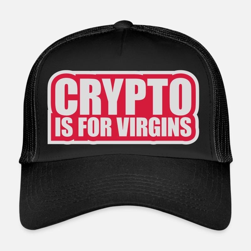 crypto is for virgins Trucker Cap