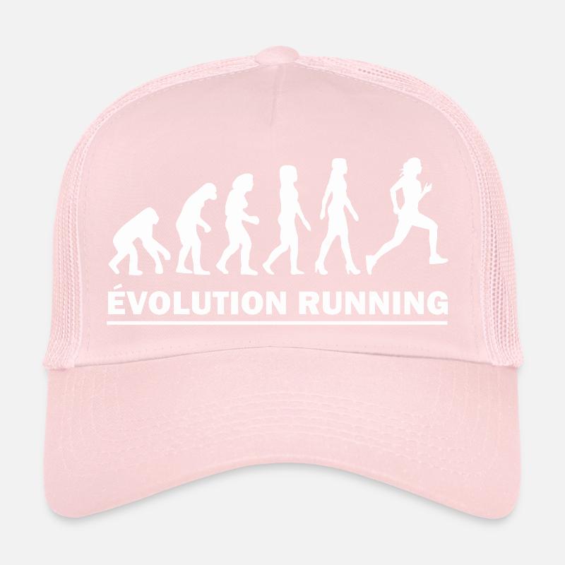 evolution running / humour course à pied Casquette trucker 