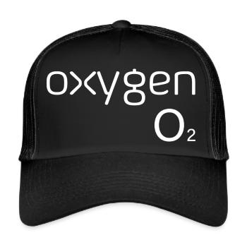 Premium Oxygen t-shirt - Trucker Cap - black/black - Front
