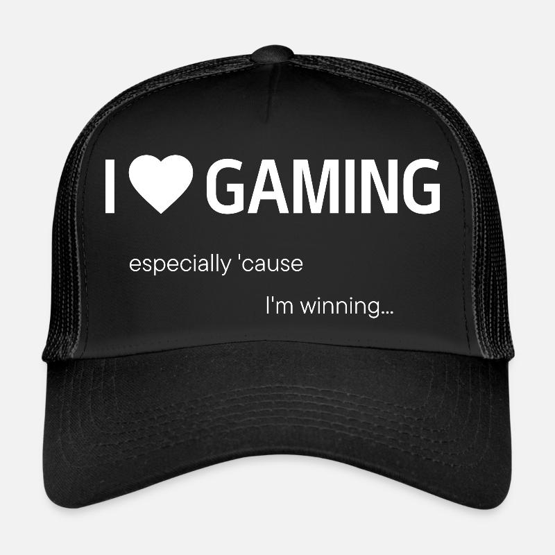 I love Gaming Trucker Cap