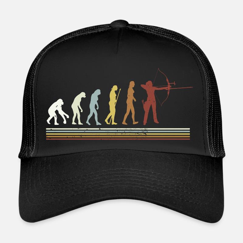 Retro Evolution Bogenschießen Bogensport Frauen Trucker Cap