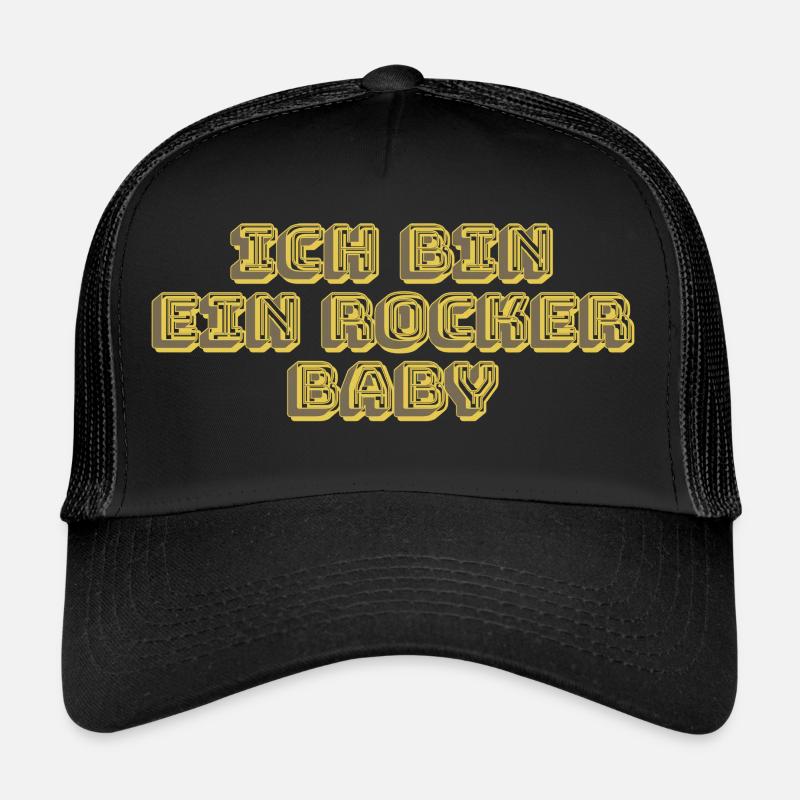 Rocker - Trucker Cap - Schwarz/Schwarz