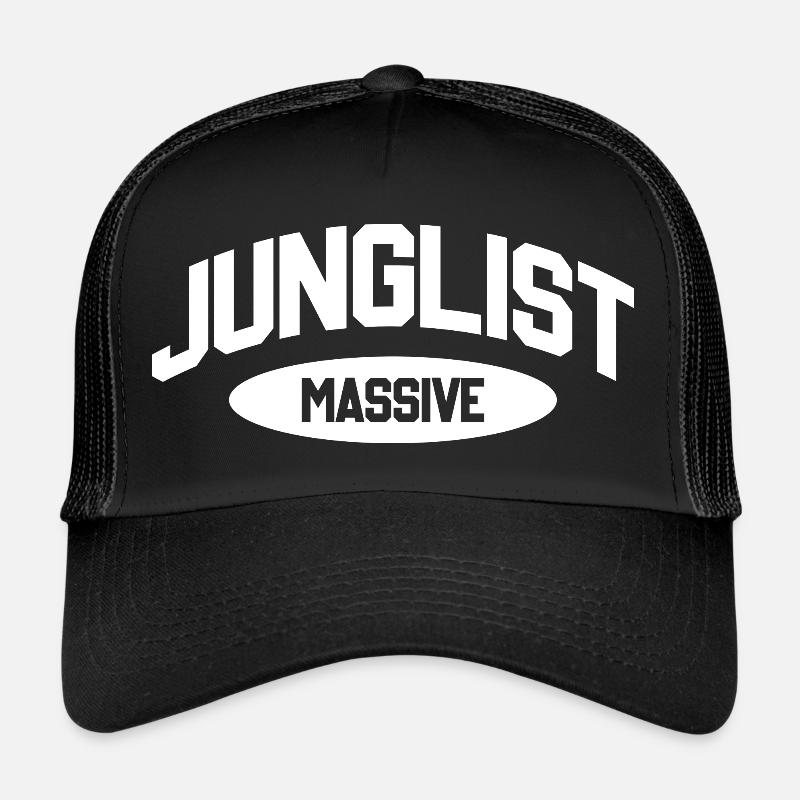 Junglist Massive - Trucker Cap - black/black