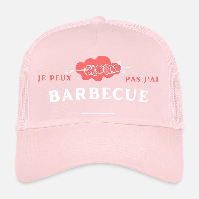 Je peux pas j'ai barbecue Casquette trucker 