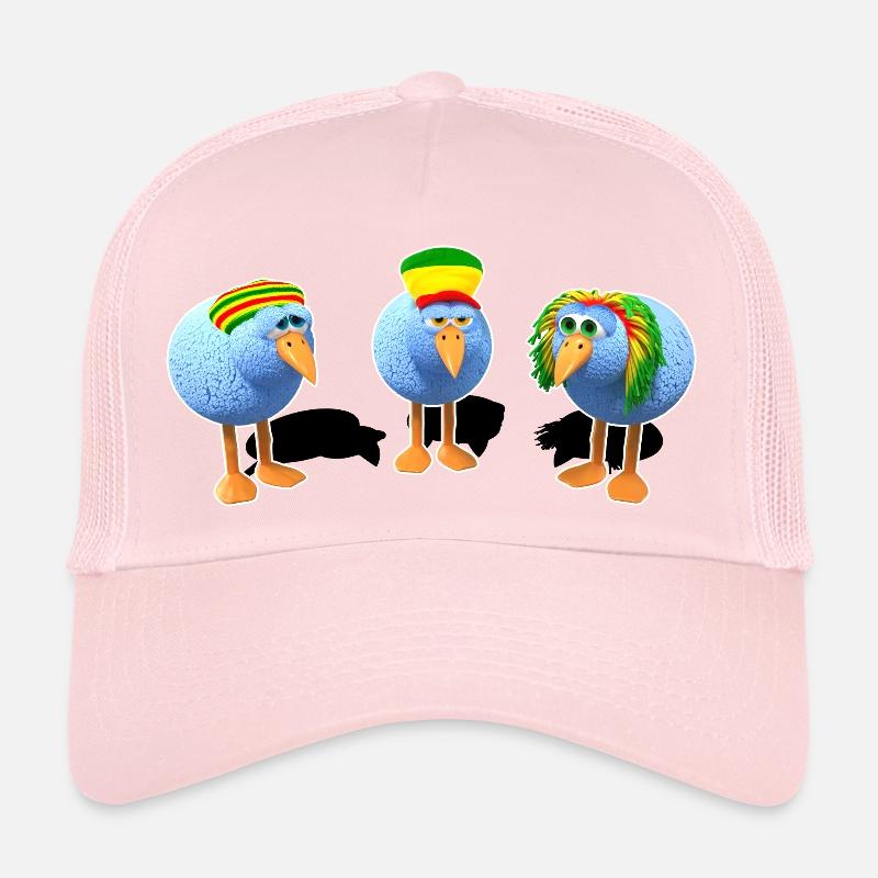 Trois petits oiseaux reggae Casquette trucker 