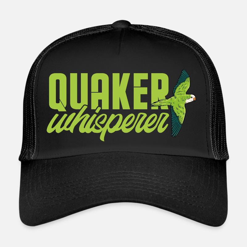 Chuchoteur Quaker Amoureux des perroquets Quaker Casquette trucker 