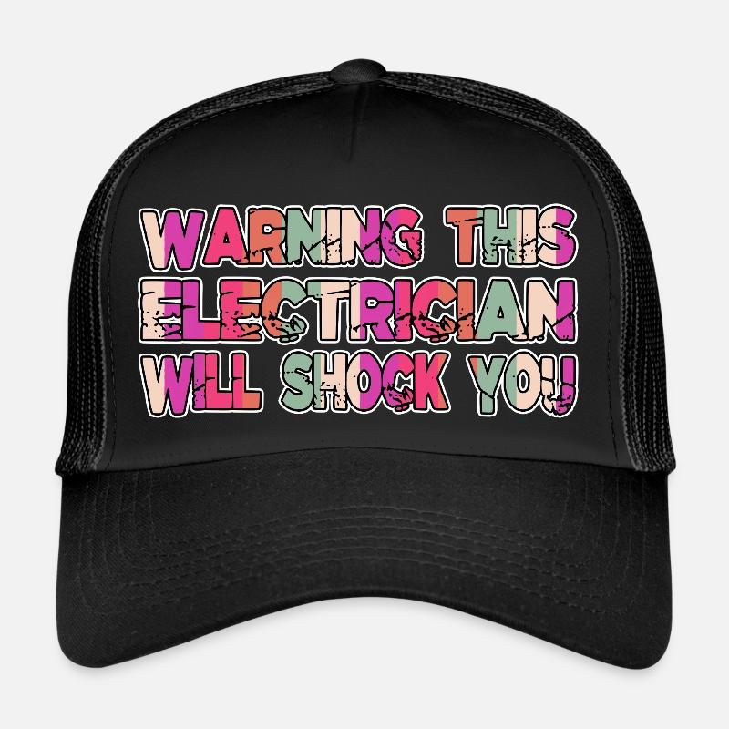 electricity electric wire electrical Trucker Cap