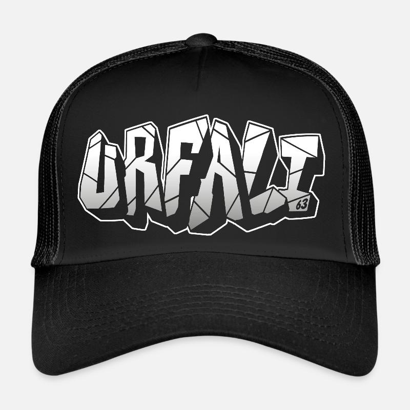 Urfali - Trucker Cap - black/black