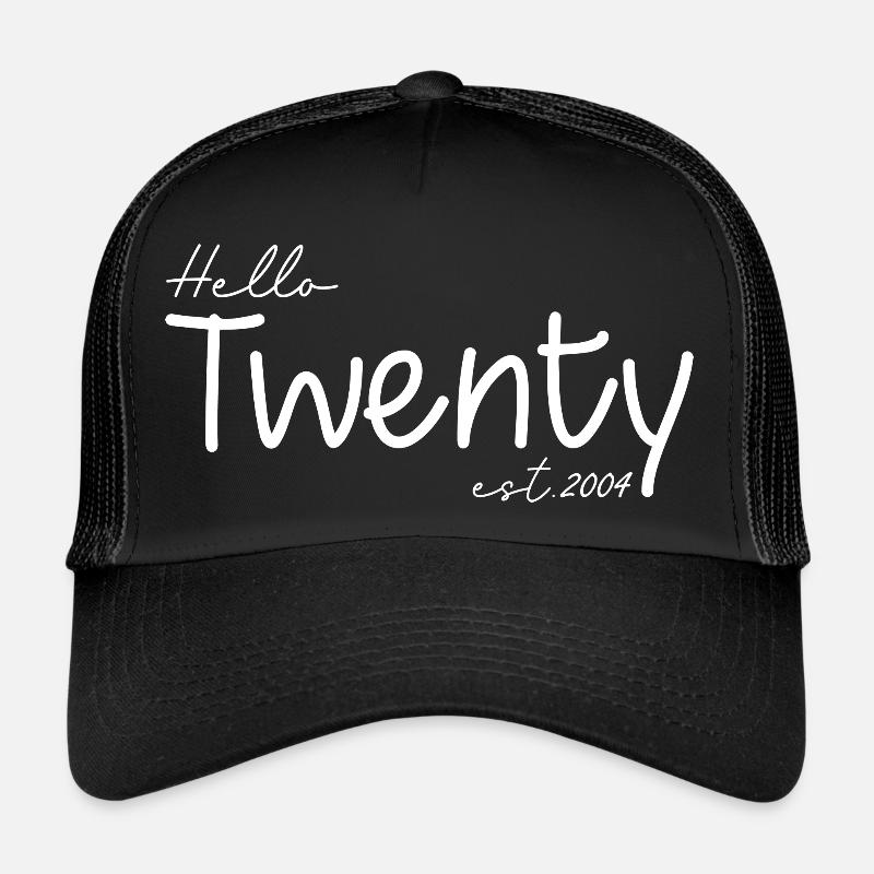 Hello Twenty est 2004 - Fêtez vos 20 ans Casquette trucker 