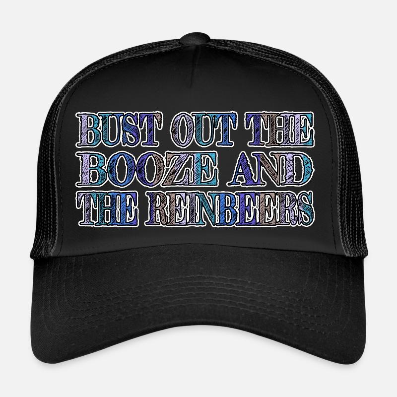 Gift Idea Dinosaur Moon Bedroom Christmas Tree Trucker Cap
