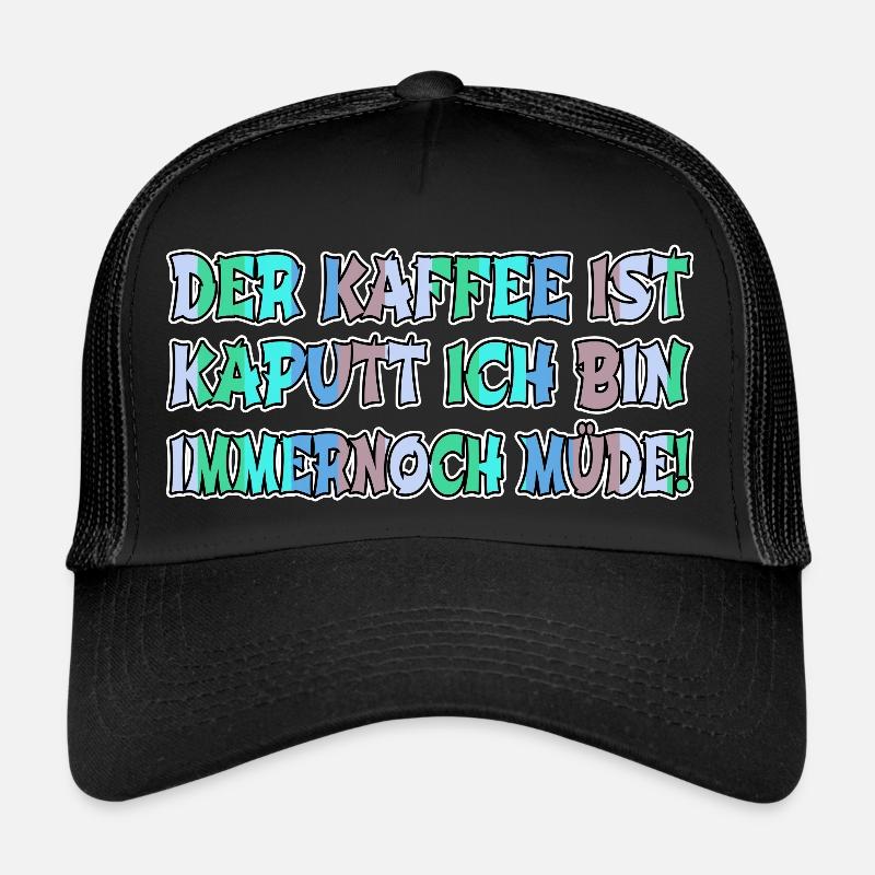 Bday Love Noël Café Déclaration Cool Casquette trucker 