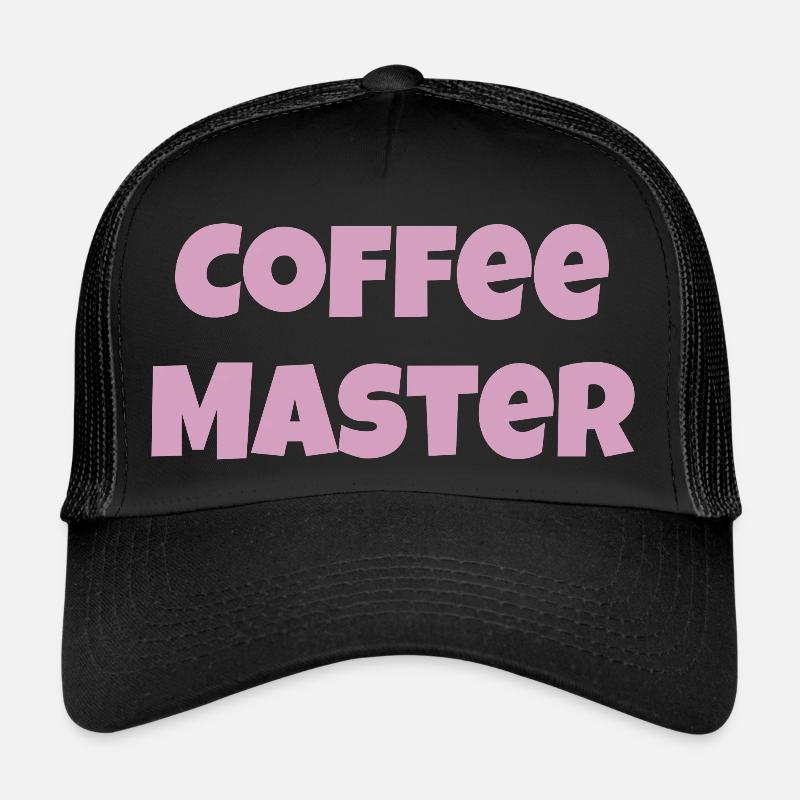 Coffee Master, coffee lover gift slogan Trucker Cap