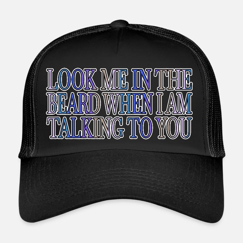 full beard beard accessory store awesome fun Trucker Cap