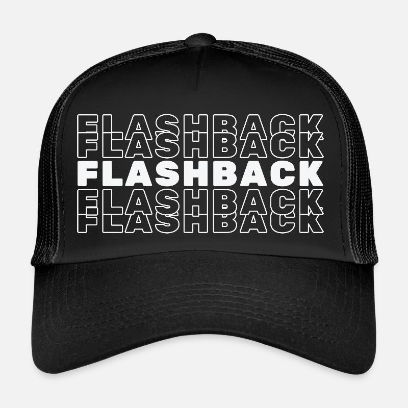 Flashback - Casquette trucker  - noir/noir
