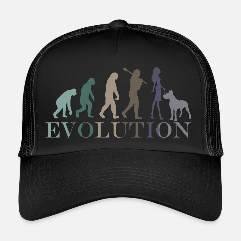 Evolution Great Dane Female Retro Minimalism - Trucker Cap - black/black