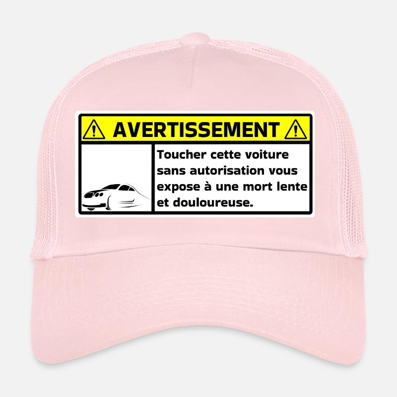 Avertissement Casquette trucker 