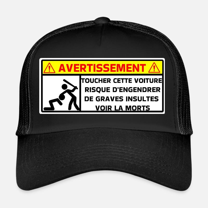 Avertissement Casquette trucker 