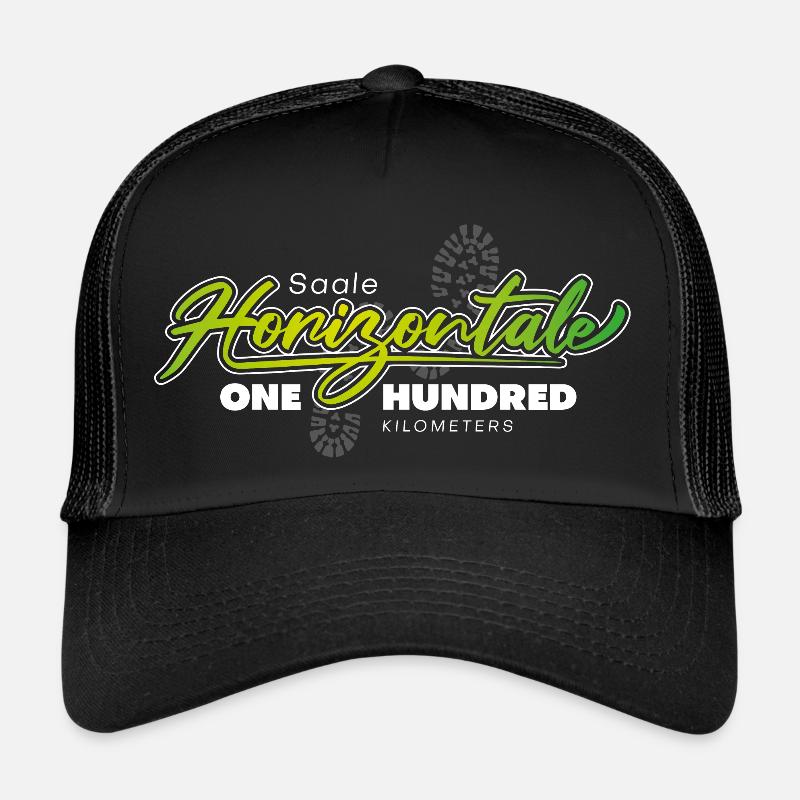 Jena Saale Horizontale Cent kilomètres Casquette trucker 