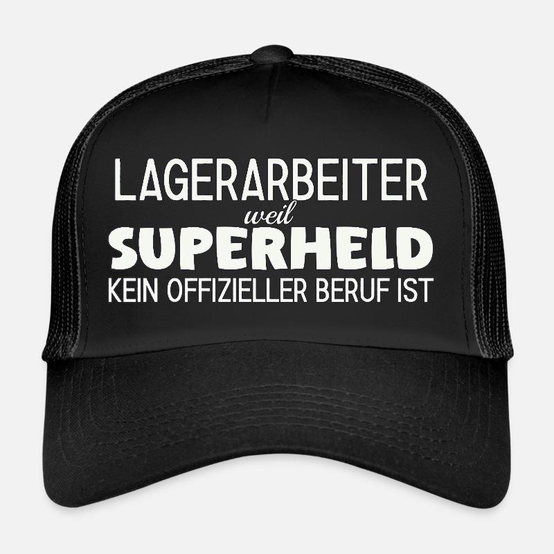 Lagerarbeiter Superheld Trucker Cap