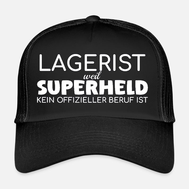 Warehouse clerk superhero Trucker Cap