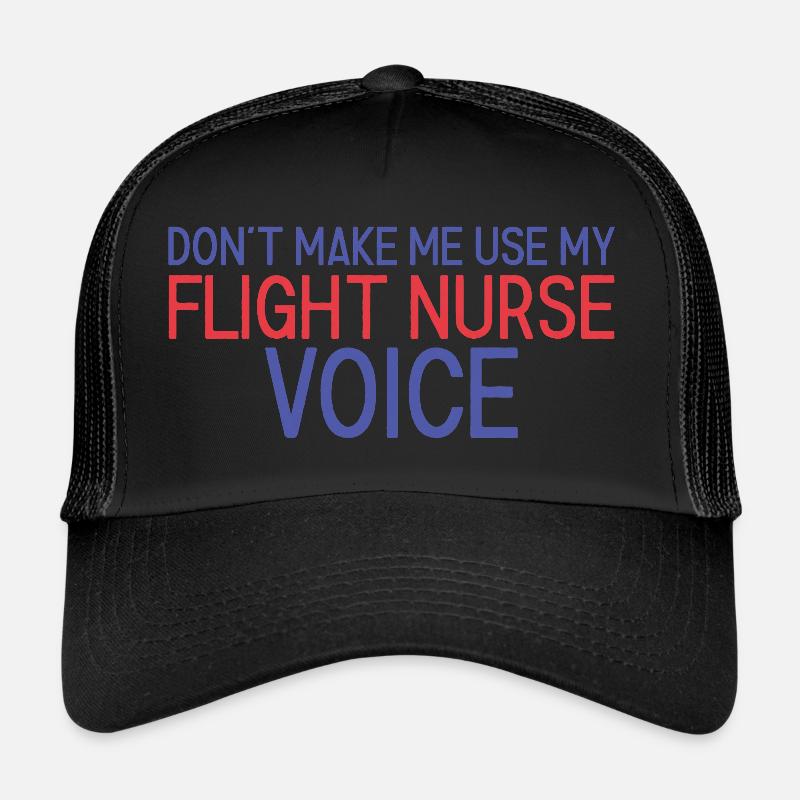 Flight Nurse Voice Luftrettung Trucker Cap