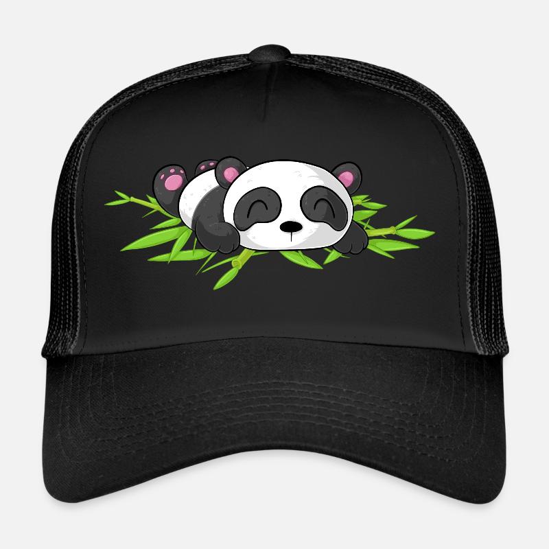 Sleeping cartoon panda Trucker Cap