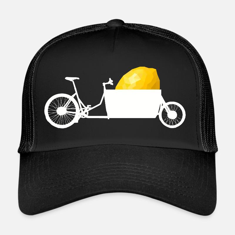 Lastenrad mit Zitrone Trucker Cap