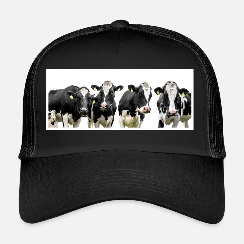 Kühe! - Trucker Cap - Schwarz/Schwarz