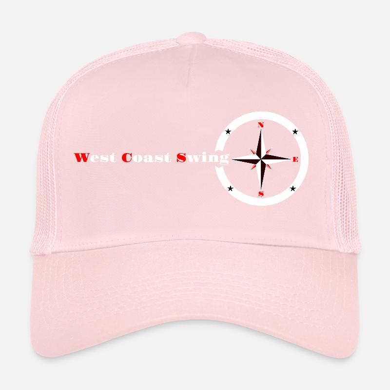 West Coast Swing Compass Cadeau WCS Danse Westie Casquette trucker 