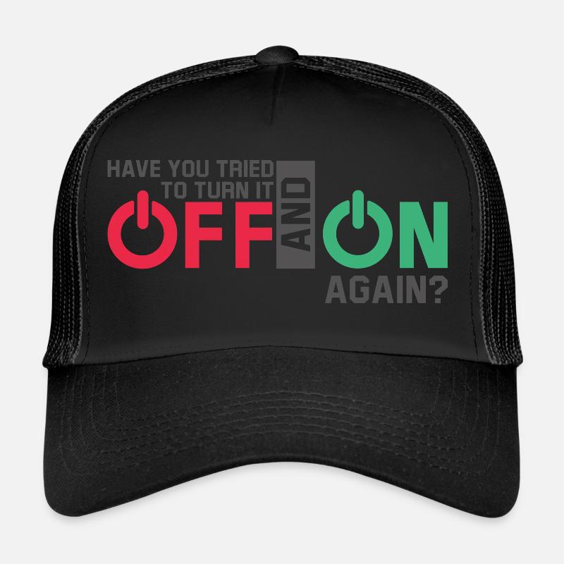 Nerd Joke Geek Technicien en informatique Casquette trucker 