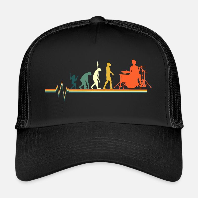 Schlagzeug - Trucker Cap - Schwarz/Schwarz