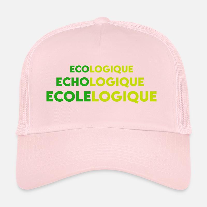 Écologique Echo logique Ecole logique Casquette trucker 