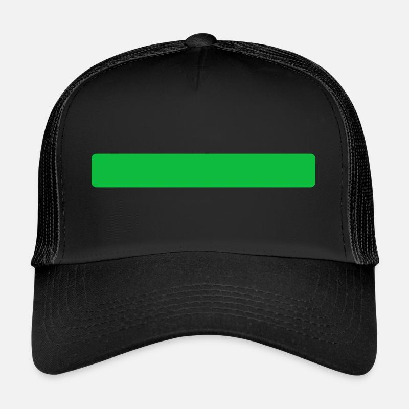 Rayure vert Casquette trucker 