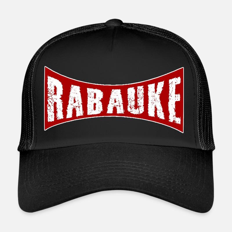 Rabauke - Trucker Cap - Schwarz/Schwarz