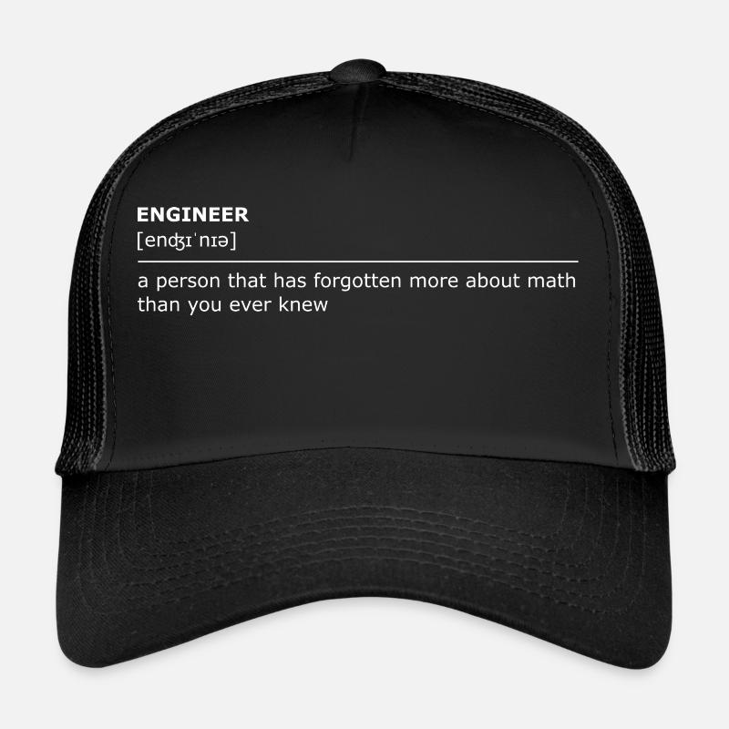 Engineer forgets math brightly Trucker Cap