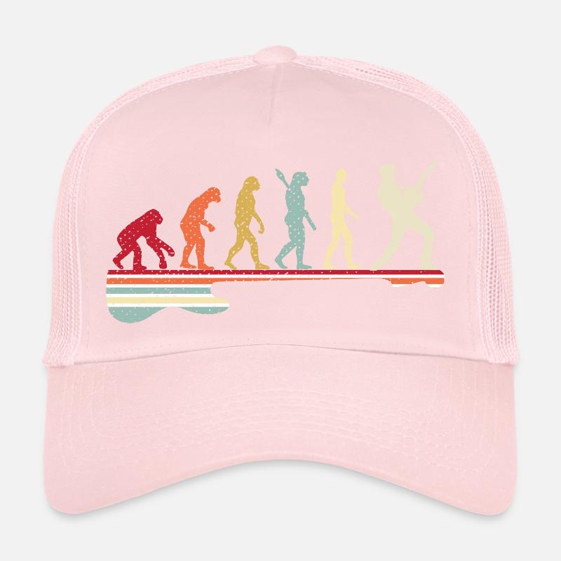 Evolution to guitarist, I like notes and music Trucker Cap