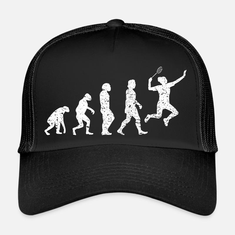 Federball Evolution Federballliebhaber Badminton Trucker Cap