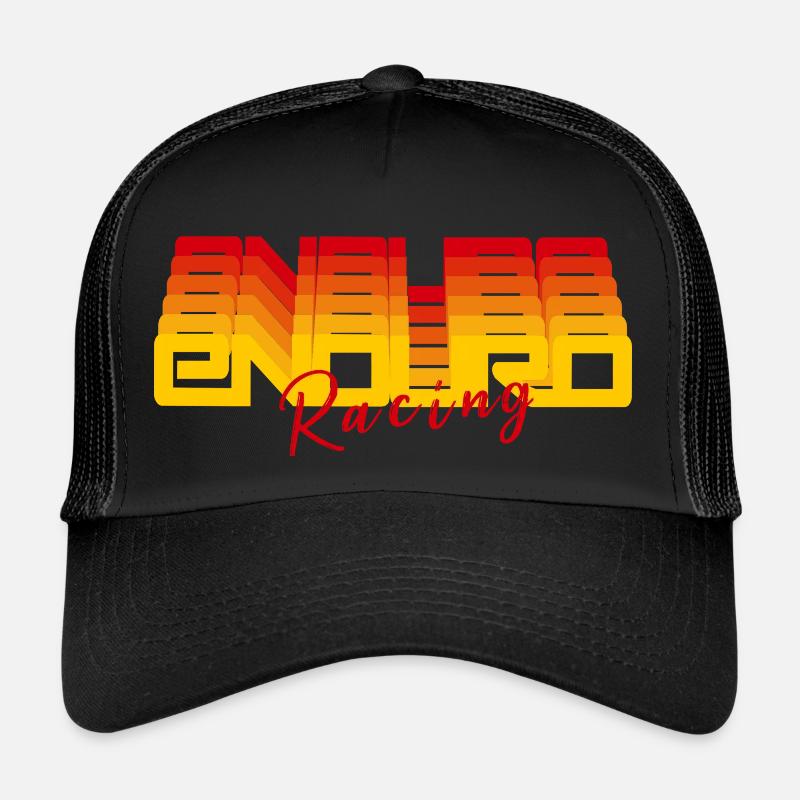 daft enduro - Casquette trucker - noir/noir