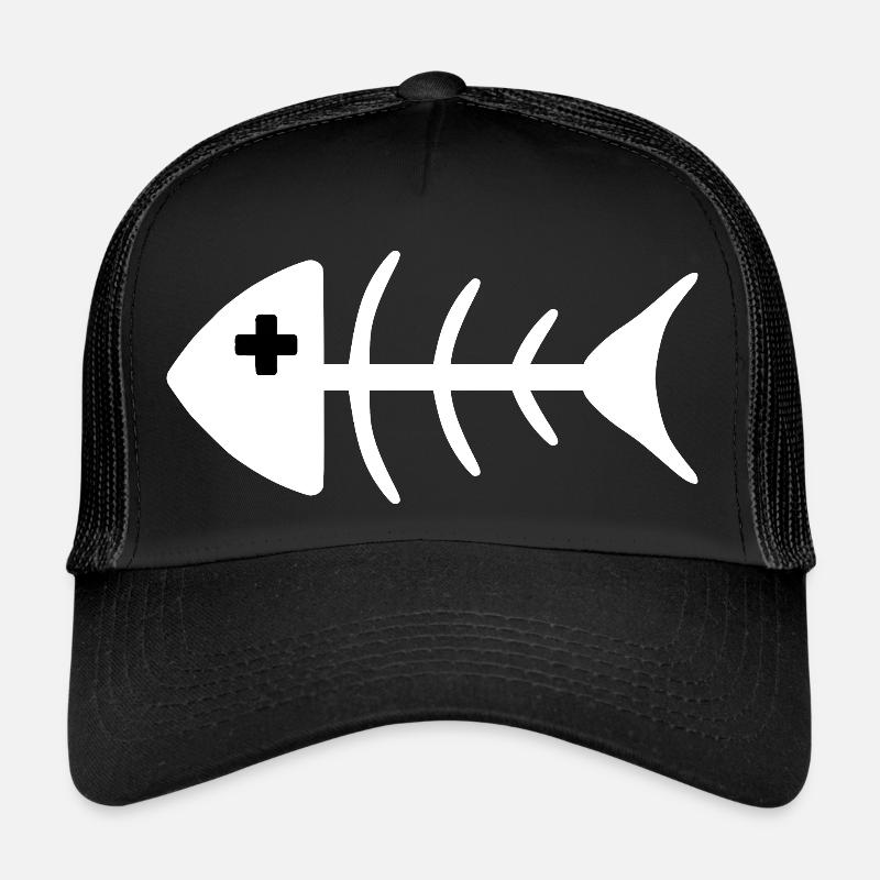 DEAD HOUTA WHITE Casquette trucker 