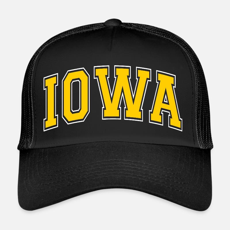 iowa - Trucker Cap - Schwarz/Schwarz