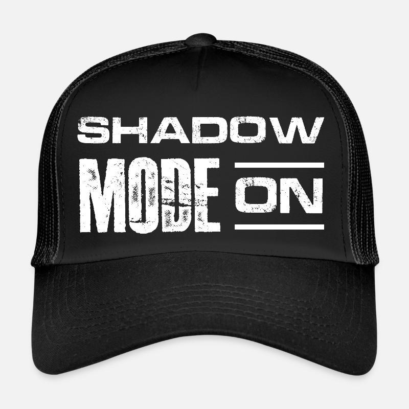 shadow mode on Design for a backstage worker - Trucker Cap - black/black