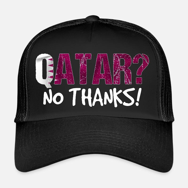 Katar Boykott Flagge Geschenk Trucker Cap