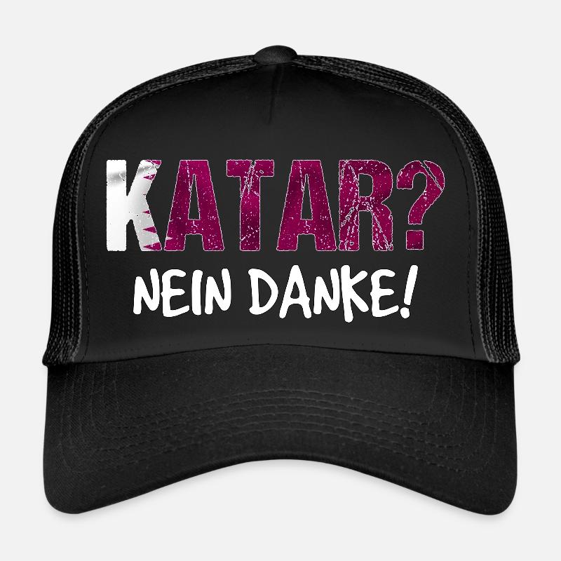 Katar Boykott Spruch Geschenk Trucker Cap