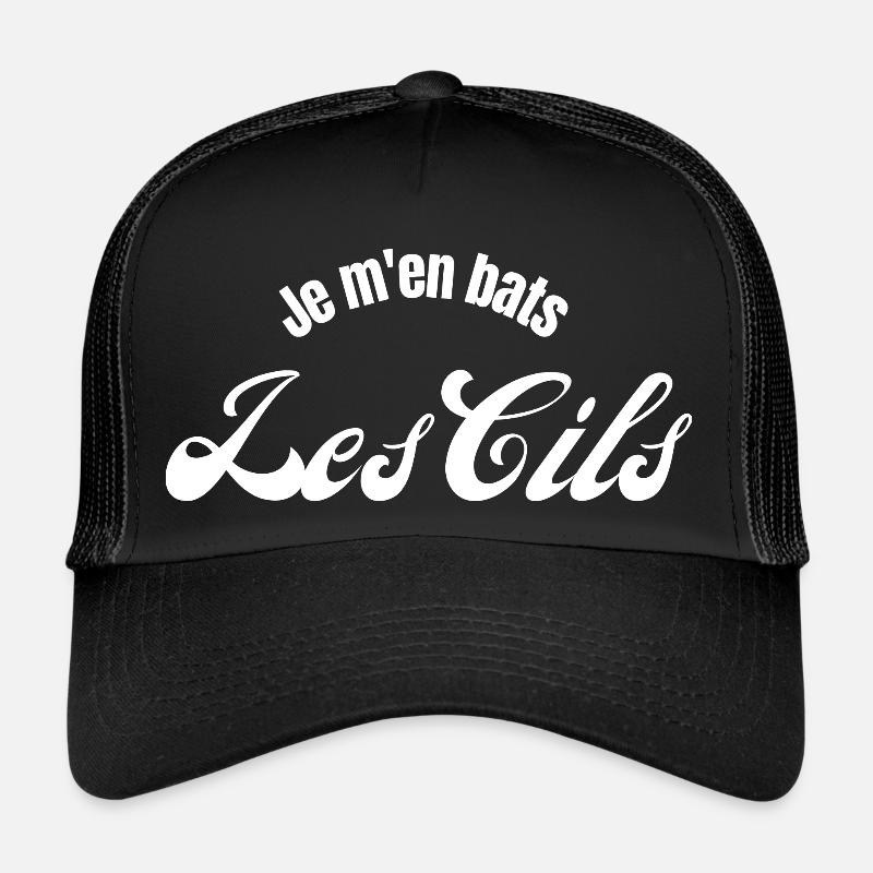 Je m'en bats les cils Casquette trucker 
