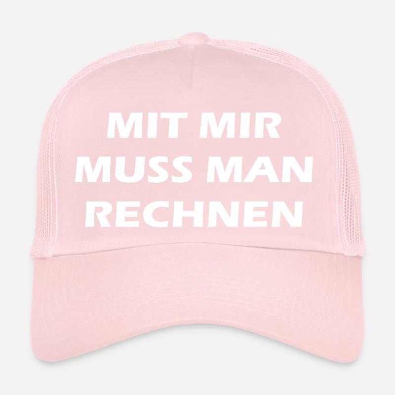 Lehrer Spruch Rechnen white Trucker Cap
