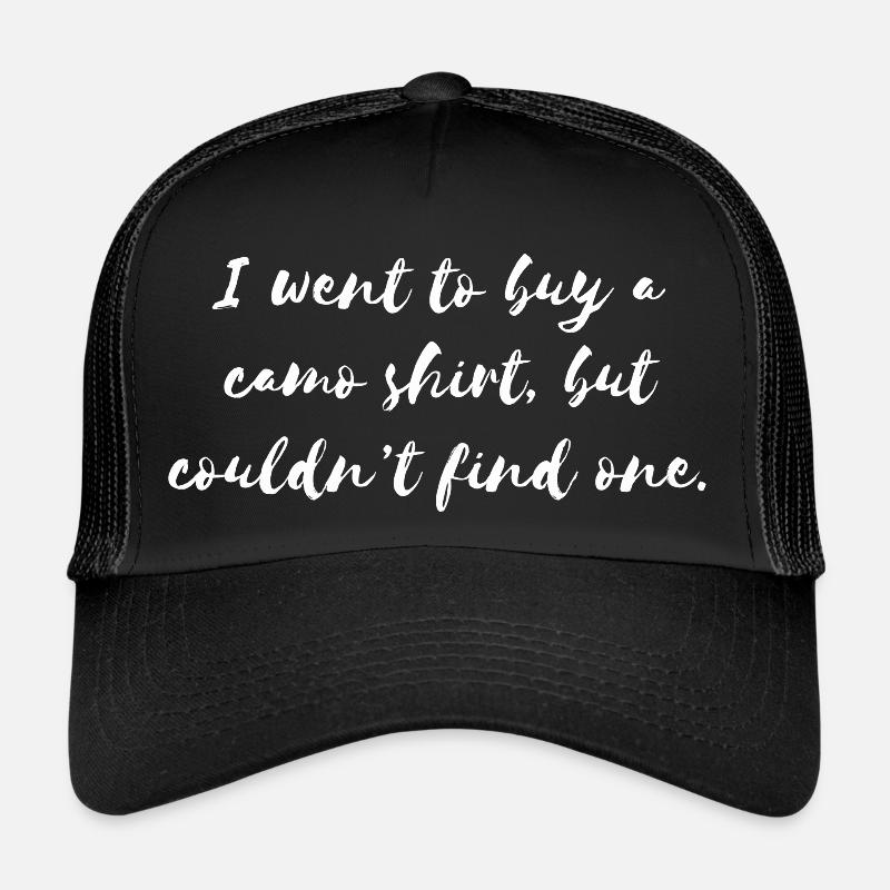 Tarnung - Trucker Cap - Schwarz/Schwarz