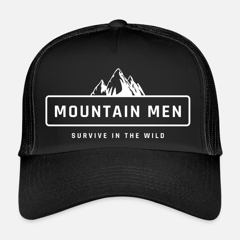 Mountain Men - Trucker Cap - black/black