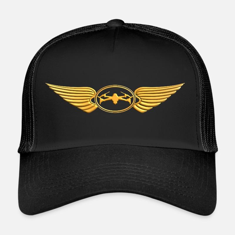 Drone Pilot Drone Flying Drone Pilot - Trucker Cap - black/black